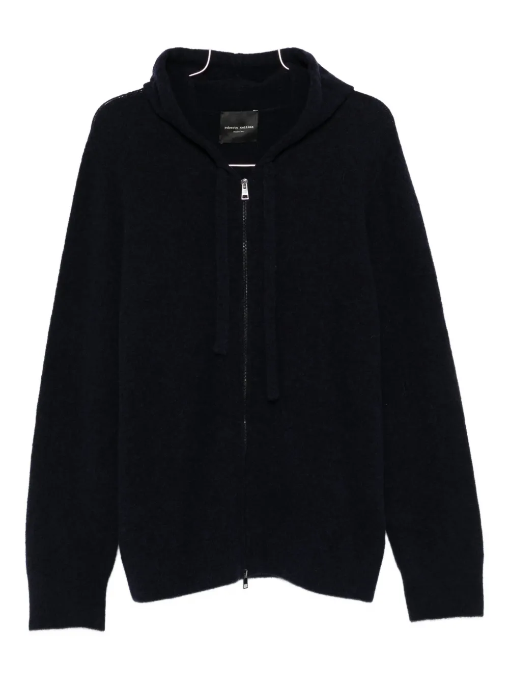 Roberto Collina sudadera con capucha y cremallera | azul | Image 1