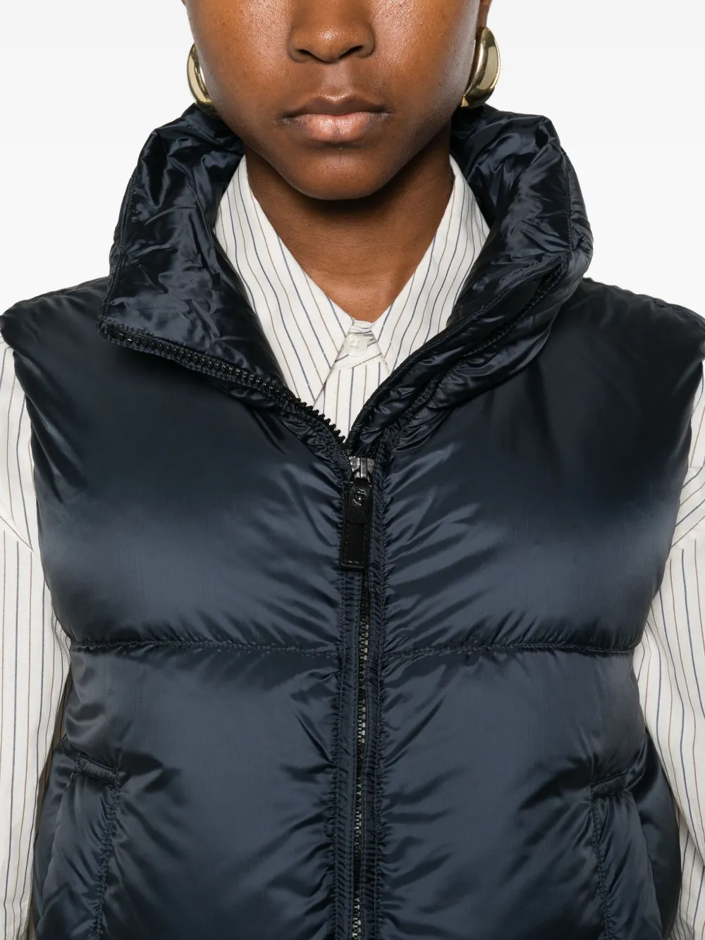 Max Mara The Cube Gilet In Blue