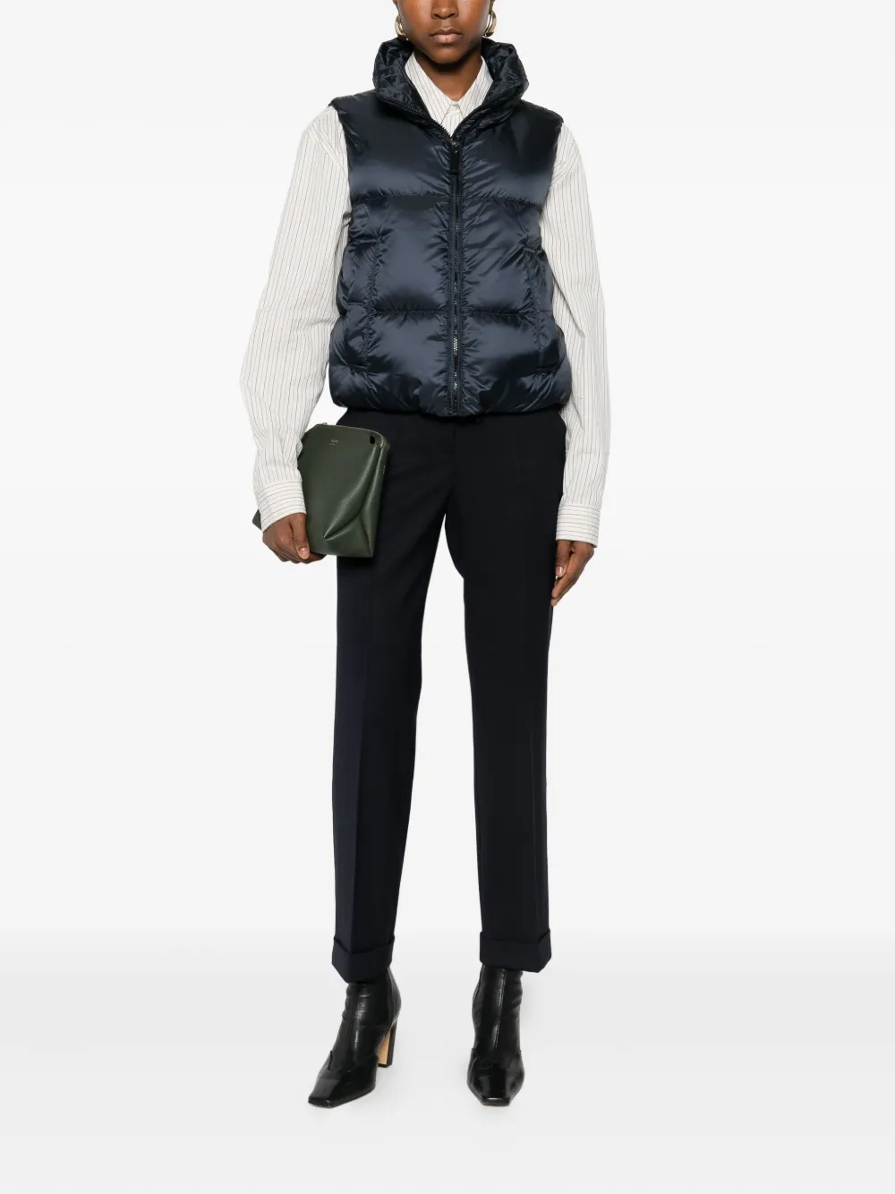 Max Mara The Cube Gilet In Blue