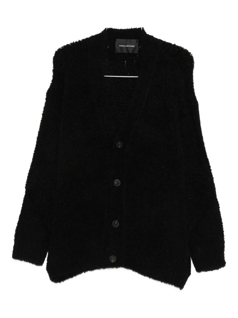 Tagliatore button-up cardigan | Black | Image 1