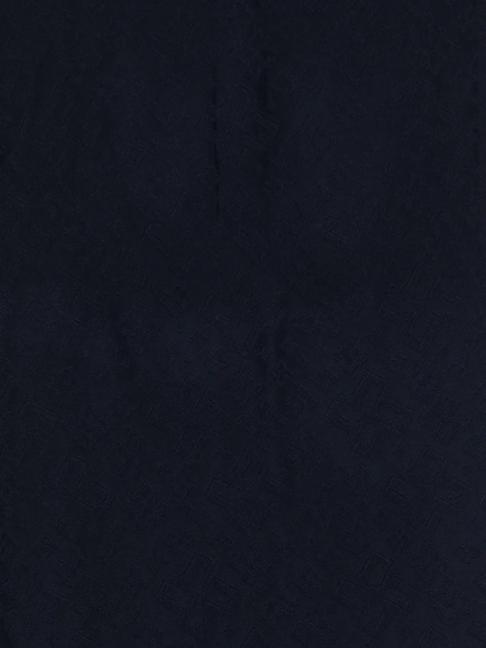 Tagliatore fringed scarf - Blauw