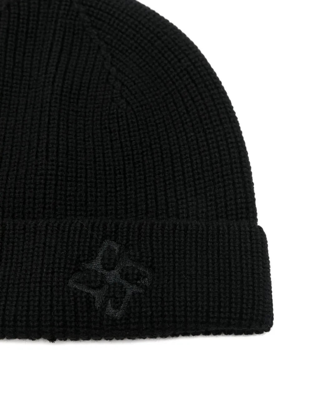 Tagliatore Logo-embroidered Beanie In Black