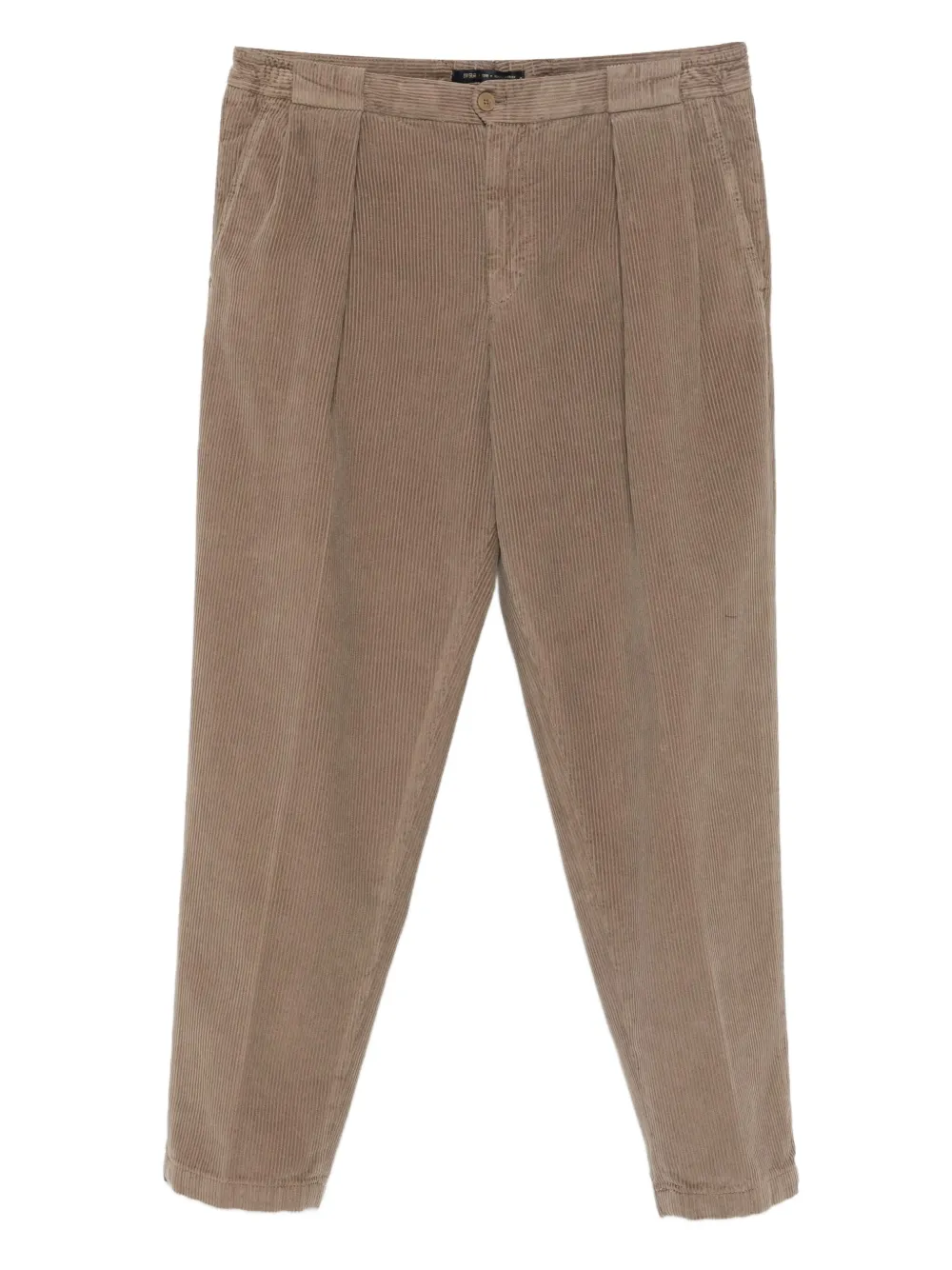 Briglia 1949 corduroy cropped trousers | Brown | Image 1