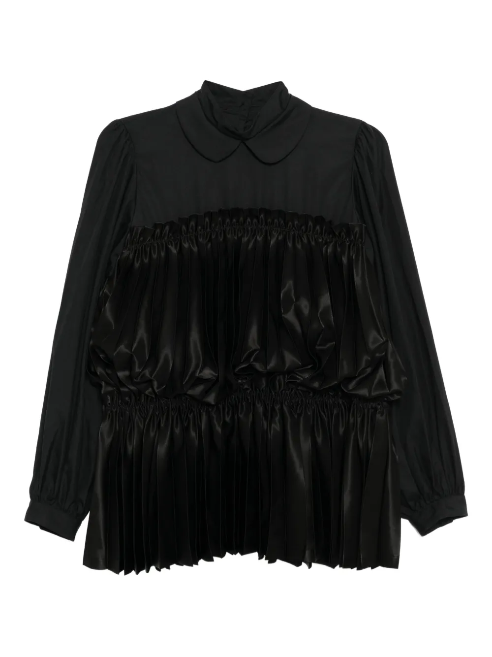 Noir Kei Ninomiya pleated blouses - Nero