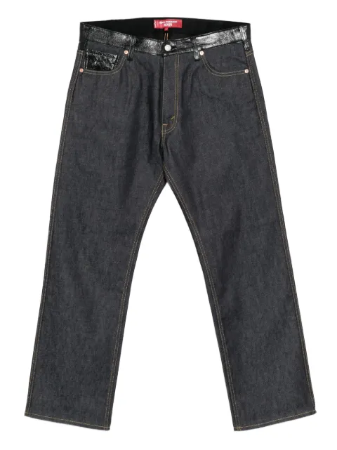 Junya Watanabe MAN leather-patch jeans
