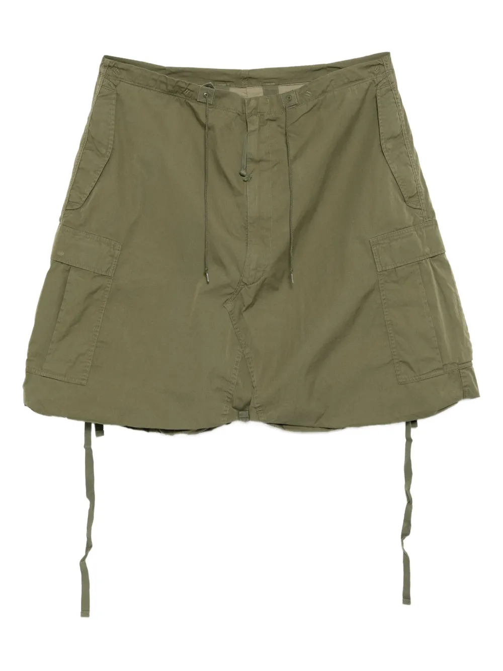 Junya Watanabe MAN bermudas drop crotch | verde | Image 1