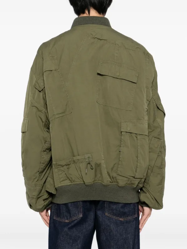 Junya Watanabe MAN multi-pocket Bomber Jacket | Green | FARFETCH SA