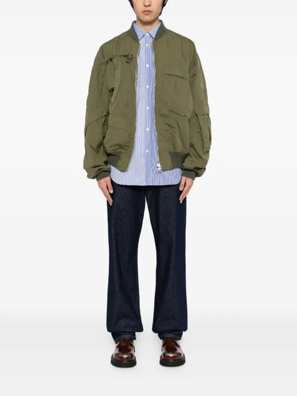 Junya Watanabe MAN multi-pocket Bomber Jacket | Green | FARFETCH