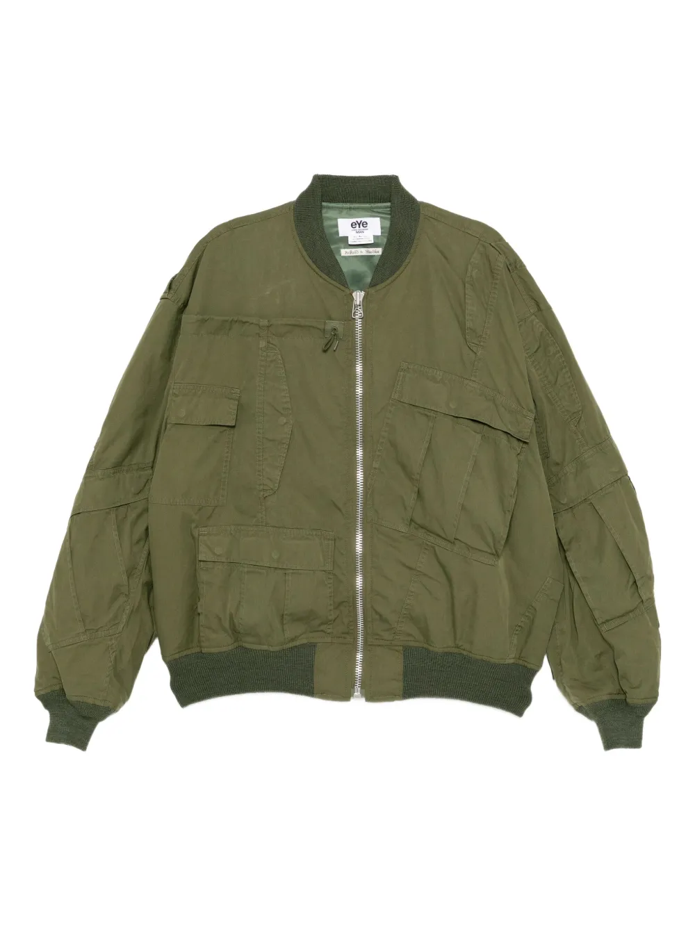 Junya Watanabe MAN multi-pocket bomber jacket | Green | Image 1