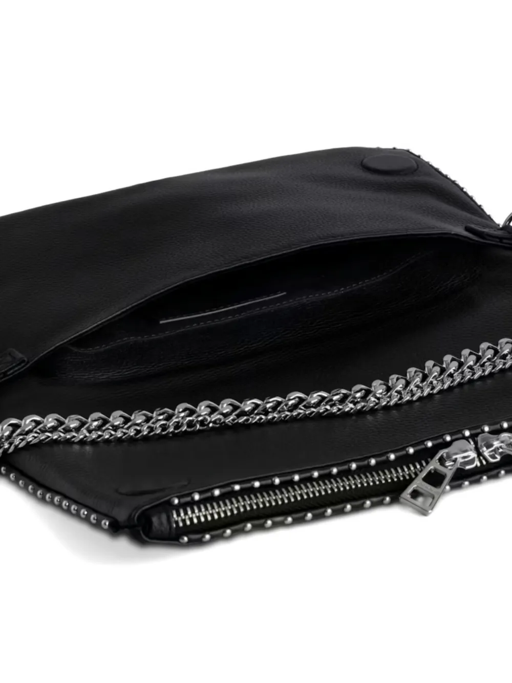 Zadig & Voltaire Wings Shoulder Bag In Black