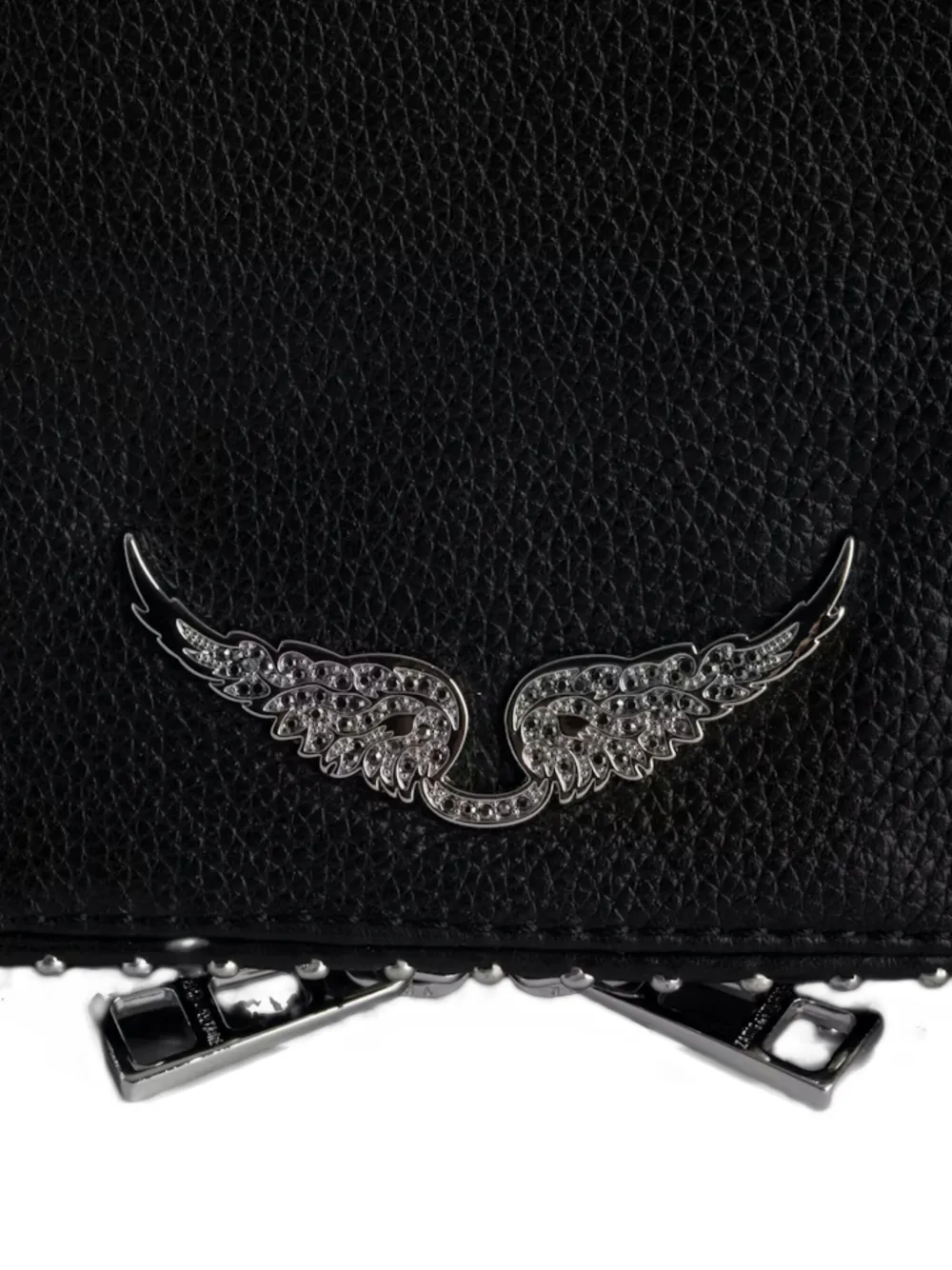 Zadig & Voltaire Wings Shoulder Bag In Black