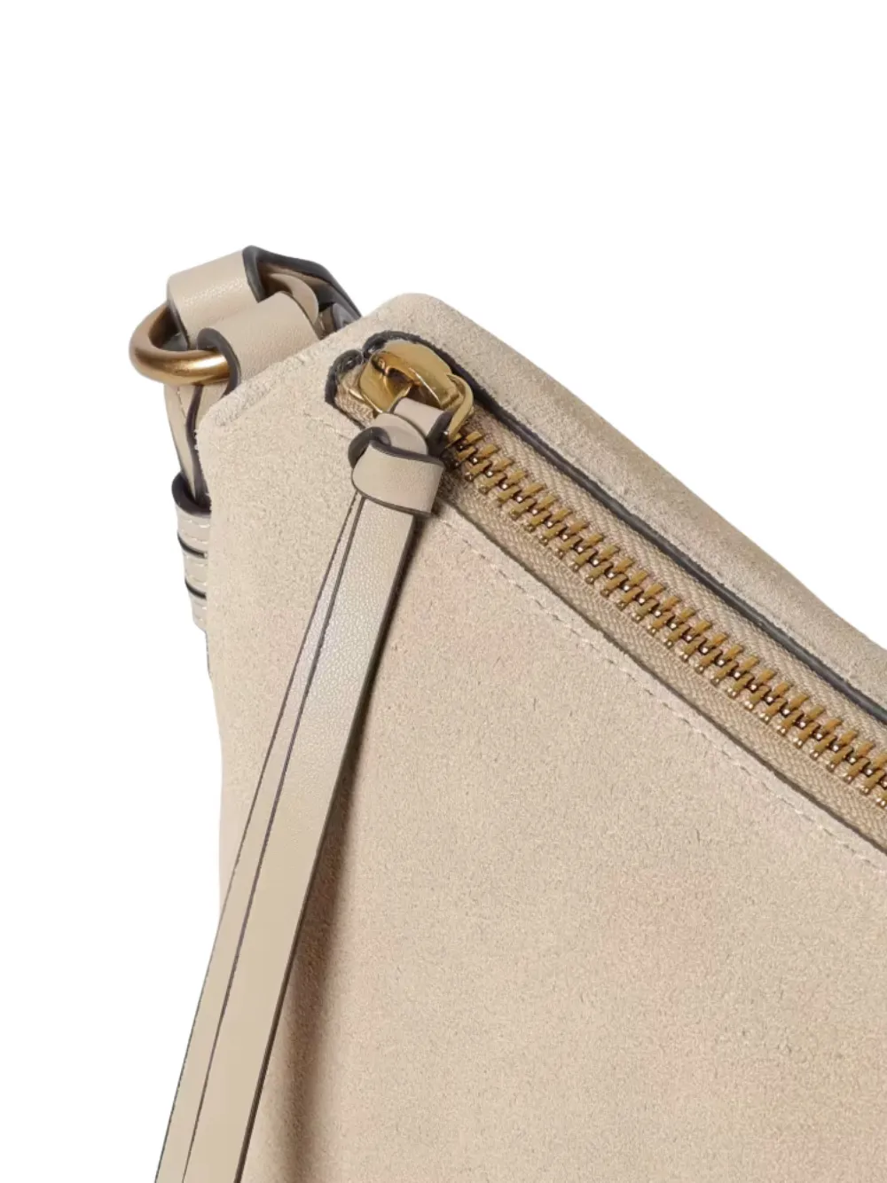 Pinko Leather Shoulder Bag In Neutral