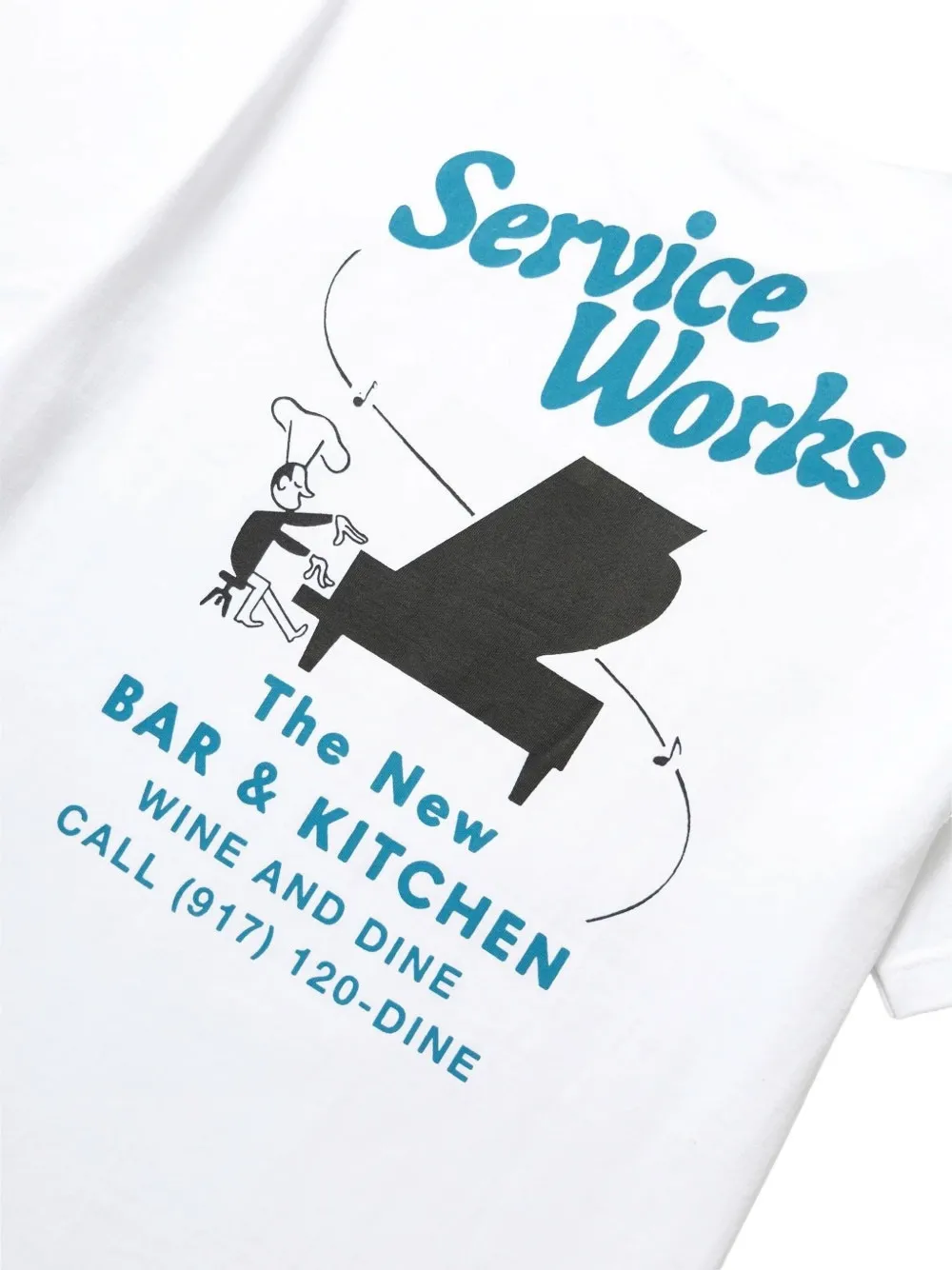 Service Works Bar & Kitchen T-shirt In Brown