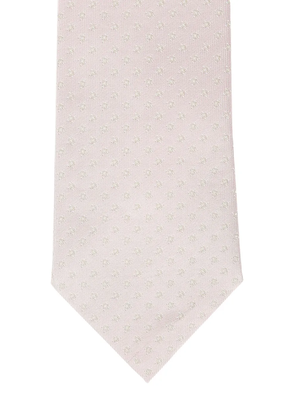 Errico Formicola Zijden stropdas met patroon - Beige