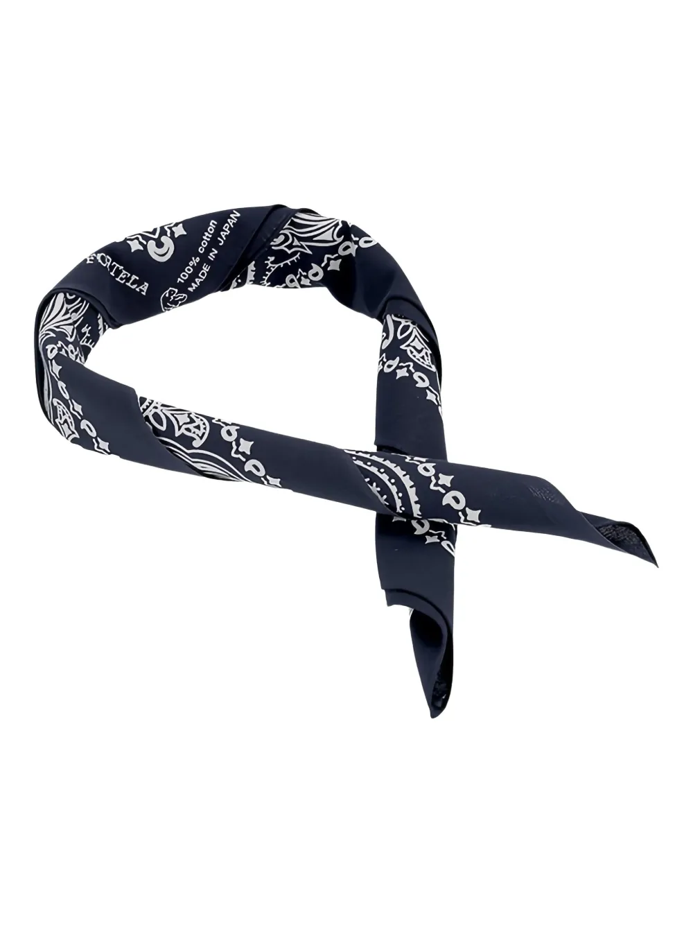 Fortela Bandana met paisley-print Blauw