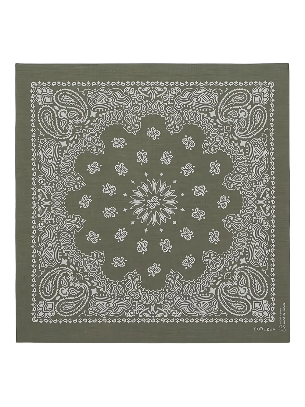 Fortela paisley bandana | Green | Image 1
