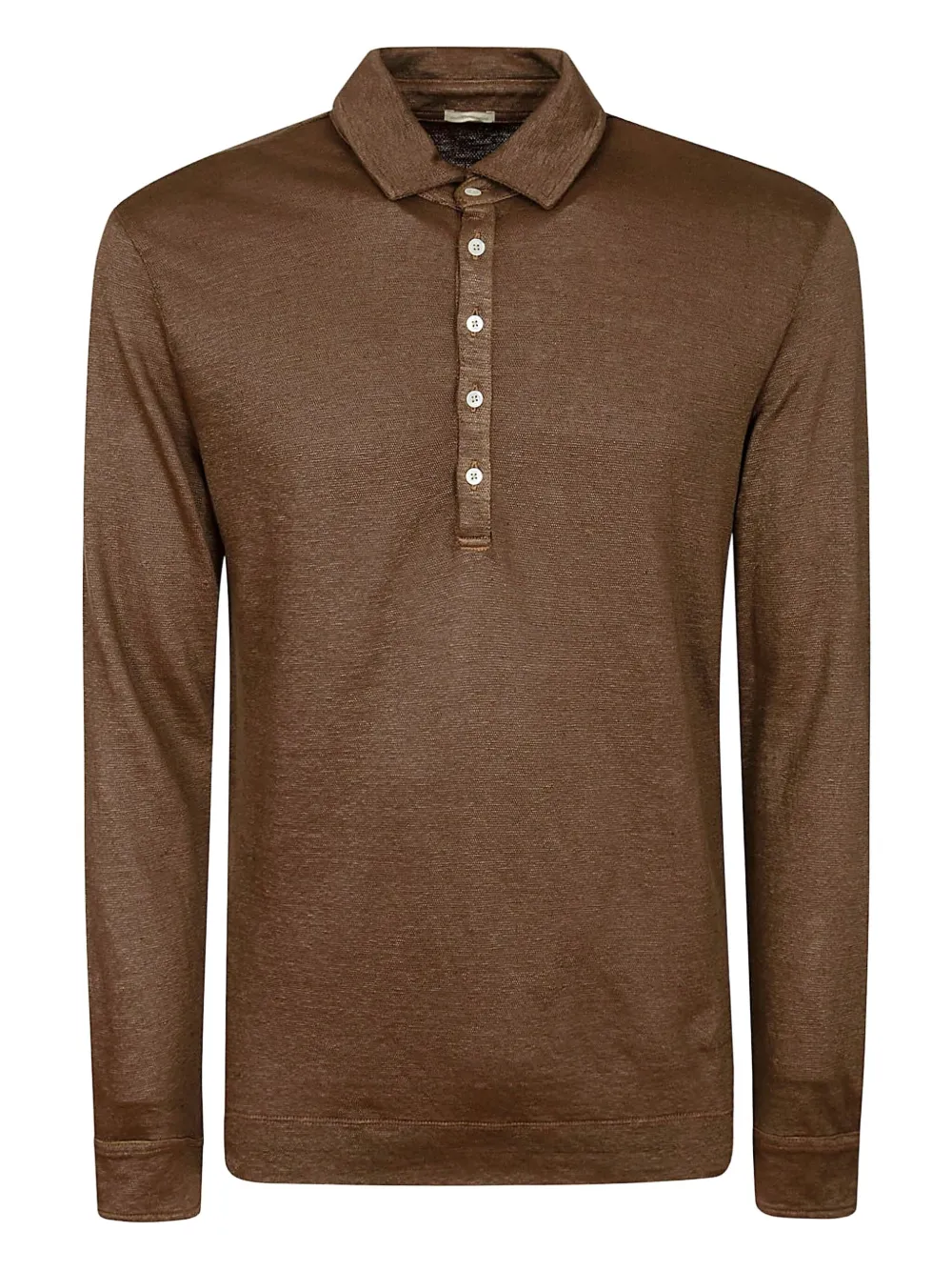 Massimo Alba Polo a maniche lunghe - Marrone