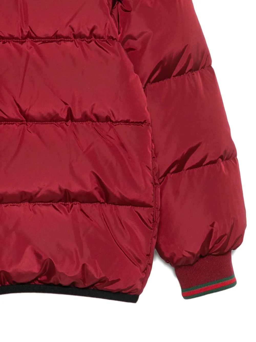 Gucci Kids Giubbotto jack met capuchon Rood