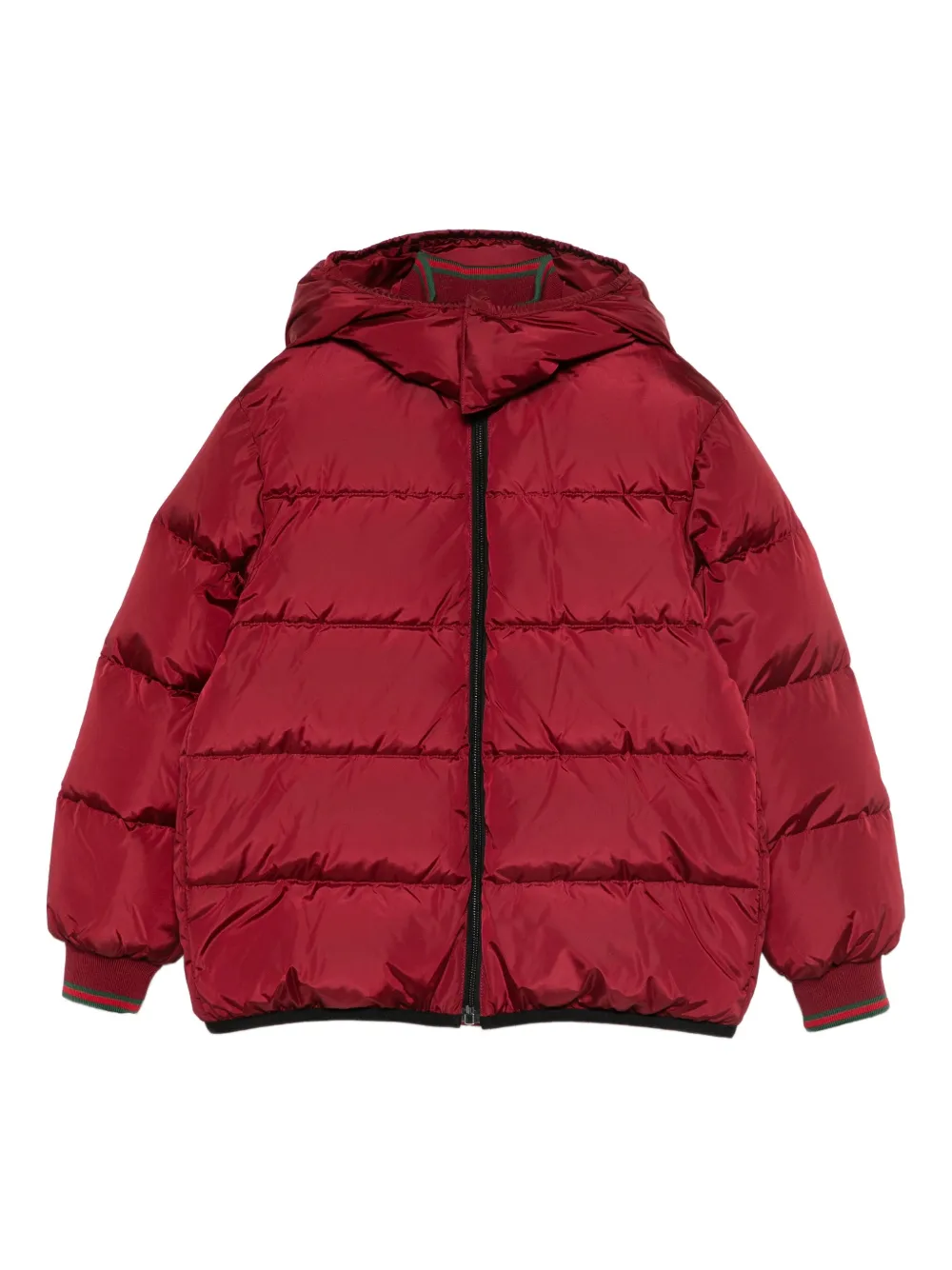Gucci Kids Giubbotto フーデッドジャケット - レッド Gucci Kids Giubbotto フーデッドジャケット - レッド