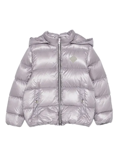 Herno Kids chamarra capitonada con capucha