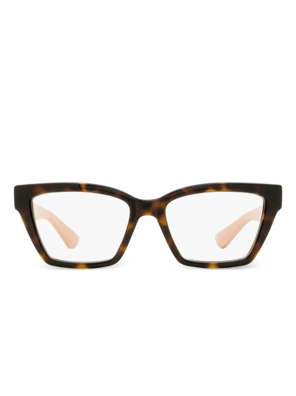 Gucci Eyewear squared-frame glasses - Marrone