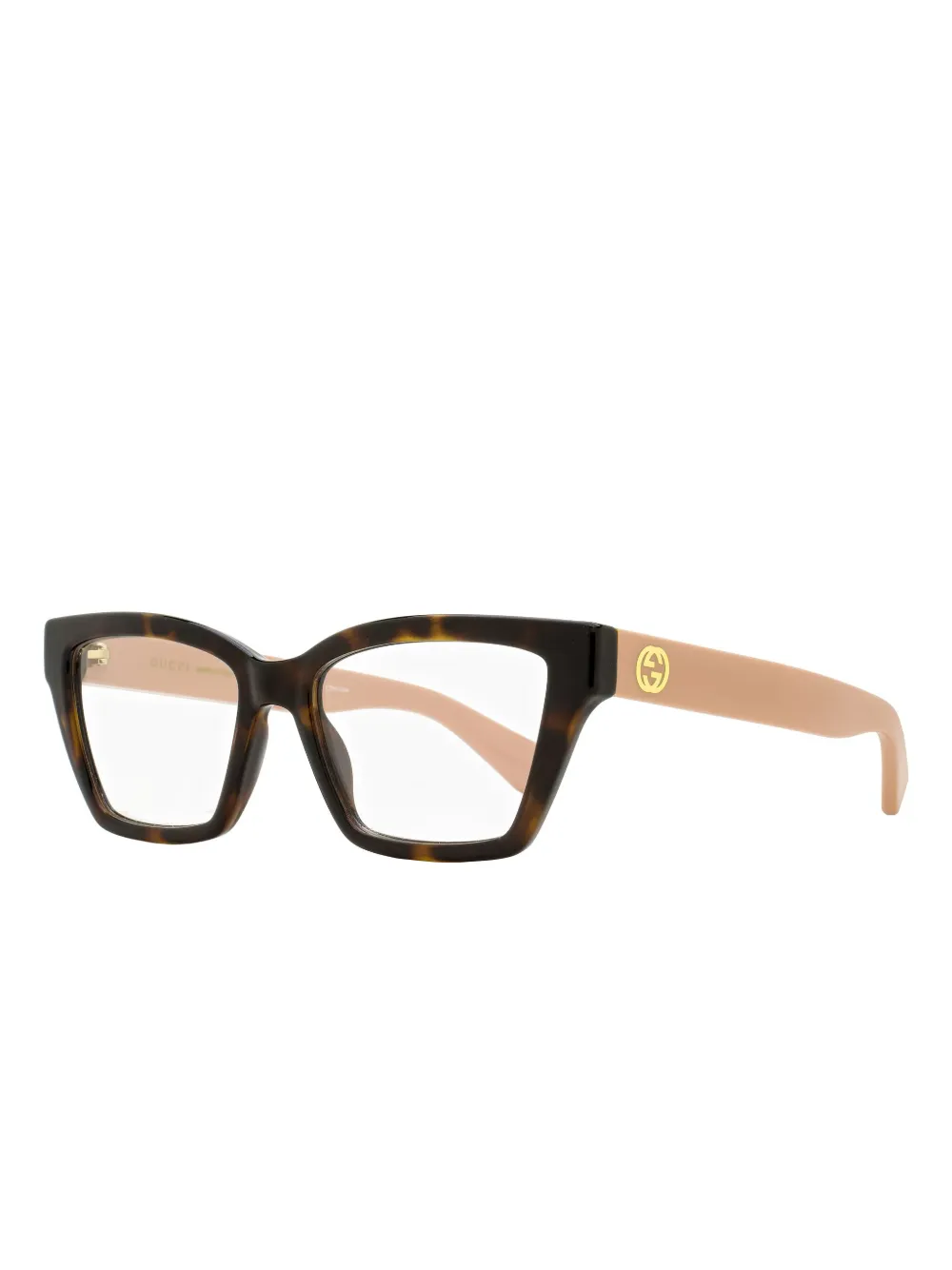 Gucci Eyewear Bril met vierkant montuur Bruin