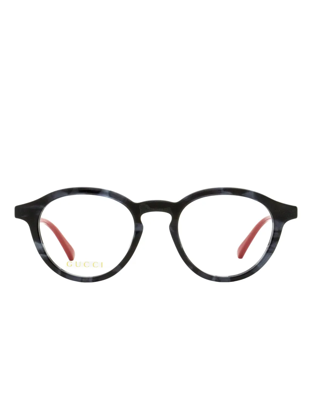 Gucci Eyewear round-frame glasses - グレー Gucci Eyewear round-frame glasses - グレー