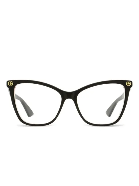 Gucci Eyewear logo butterfly-frame glasses