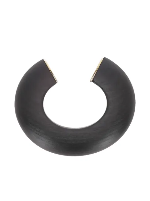 Alaïa Bumper wood cuff bracelet