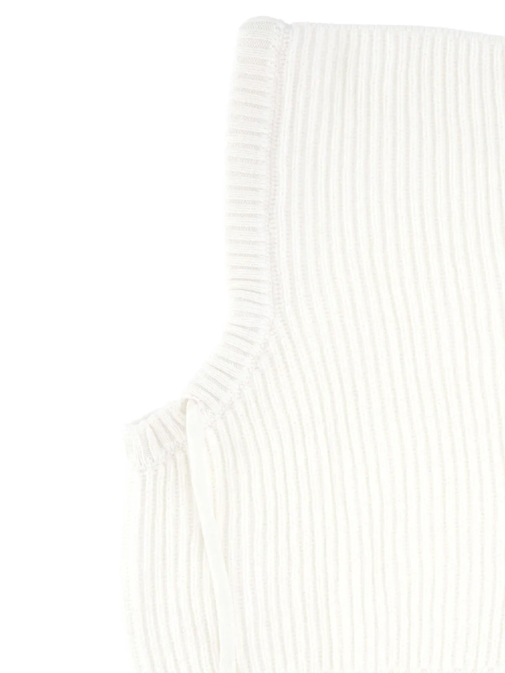 Gran Sasso Ribbed Hat - White 