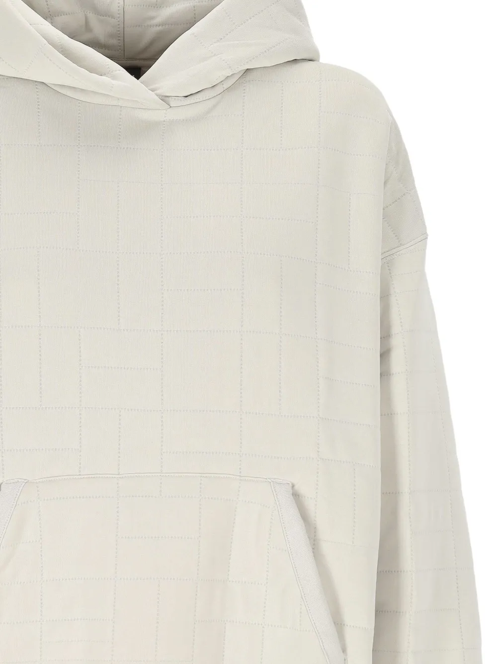 Under Armour Quilted Hooded Knitwear In Neutral