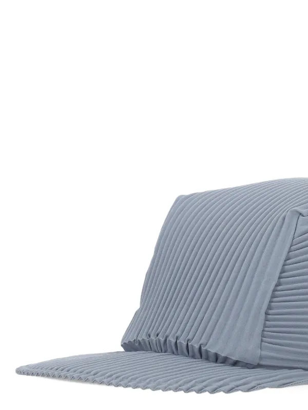 Homme Plissé Issey Miyake Pleated Hat | Blue | FARFETCH