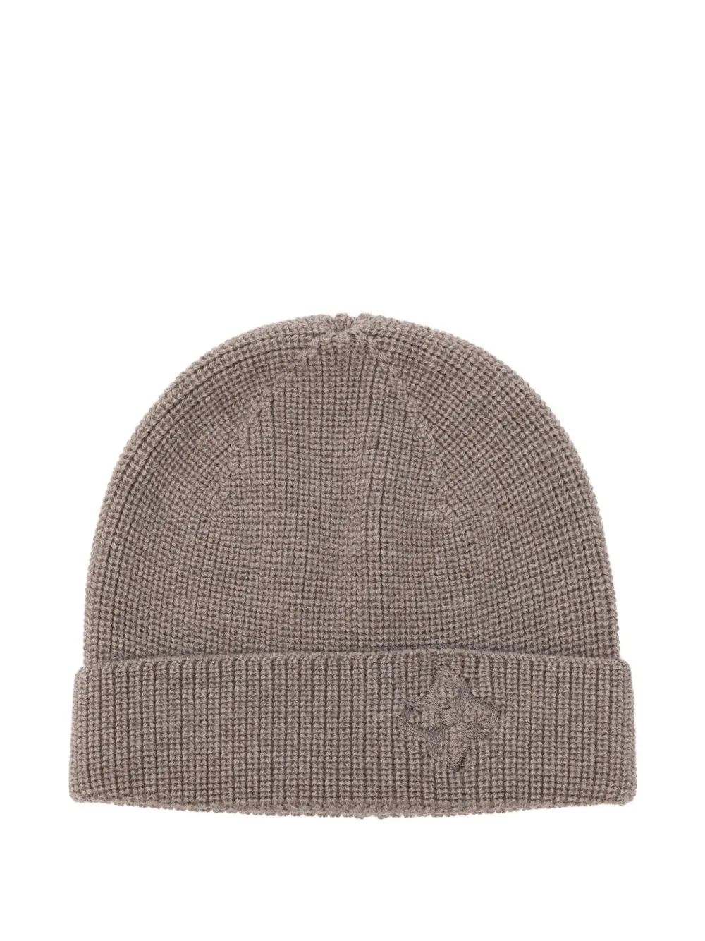 Tagliatore Logo-embossed Beanie In Gray
