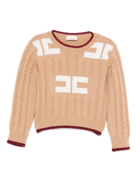 Elisabetta Franchi Kids cable-knit sweater