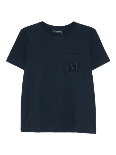 'S Max Mara logo-embroidered T-shirt