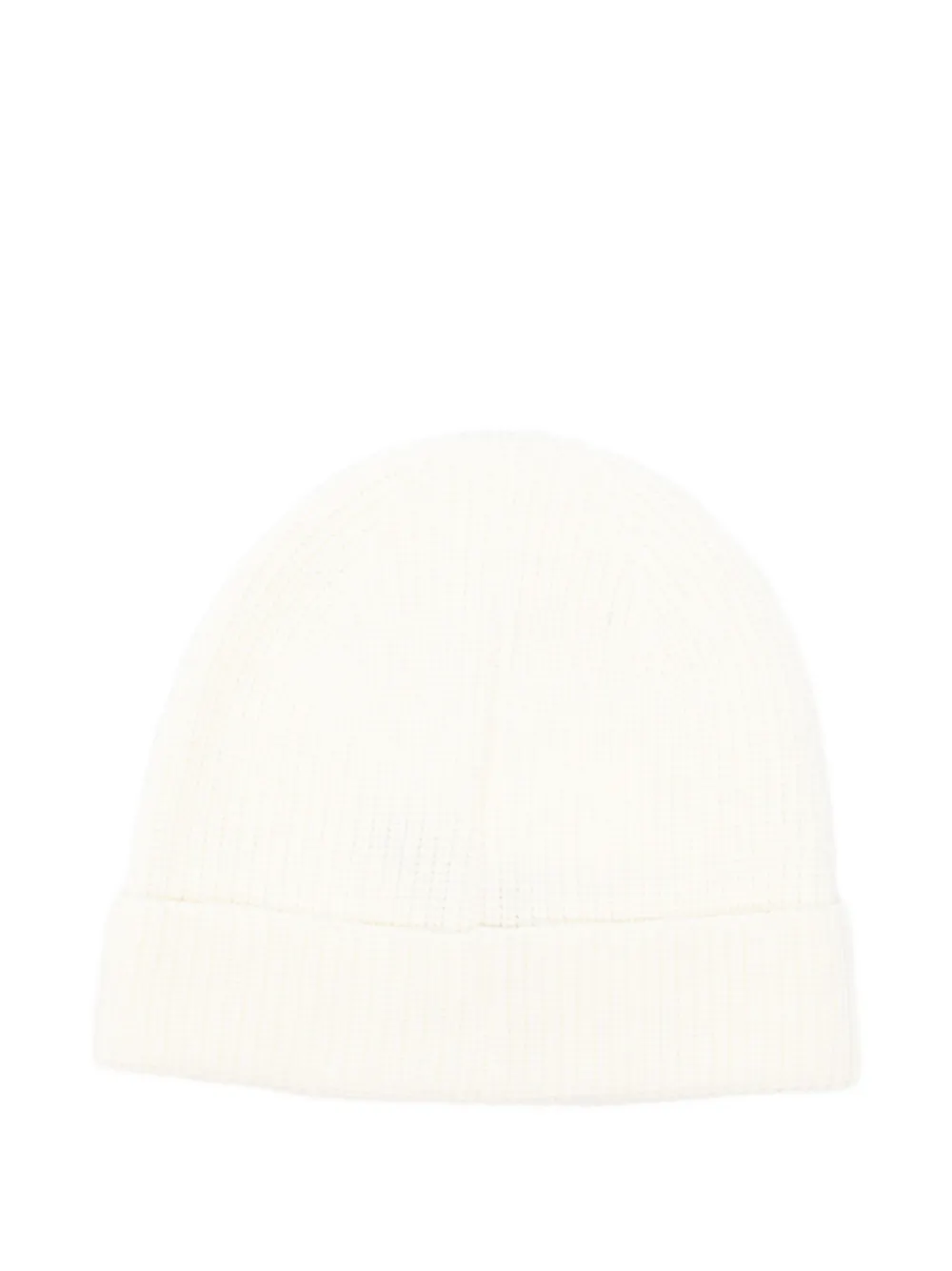 Tagliatore ribbed-trim beanie - Beige