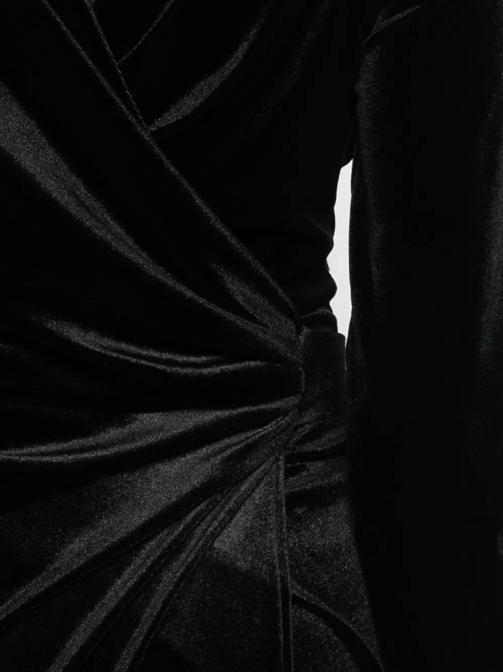  Alessandro Legora Velvet Maxi Dress - Black 