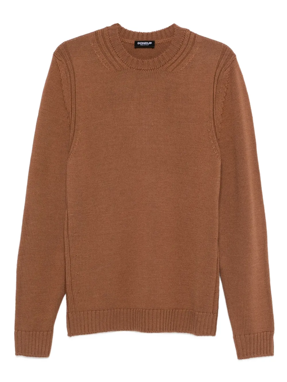 DONDUP ribbed crew-neck sweater | Brown | Image 1