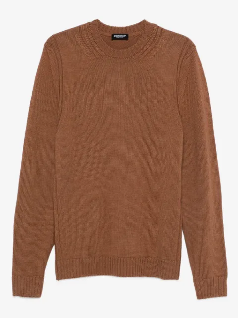 DONDUP pull à design côtelé
