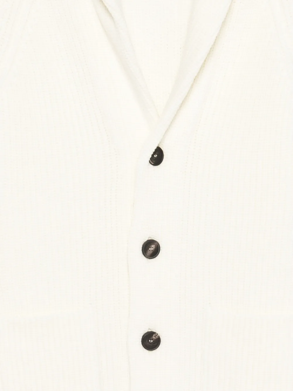 Tagliatore Vest van wolblend Wit