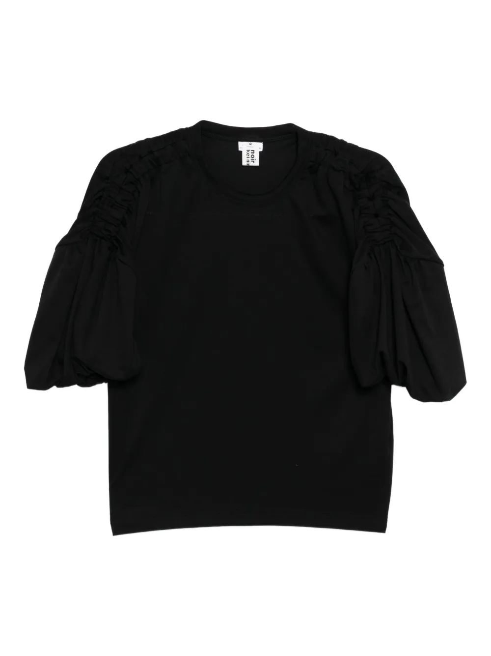 Noir Kei Ninomiya cotton T-shirt - Nero