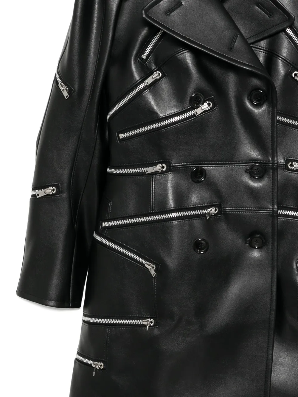 Junya Watanabe Jas met dubbele rij knopen Zwart