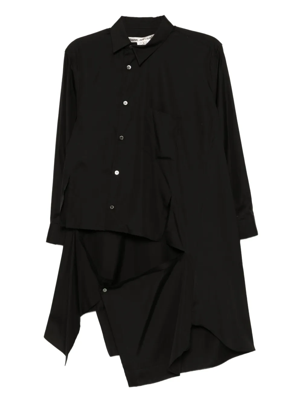Comme Des Garçons camisa con aberturas | negro | Image 1
