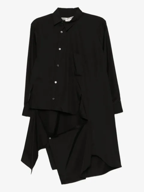 Comme Des Garçons cut-out cotton shirt