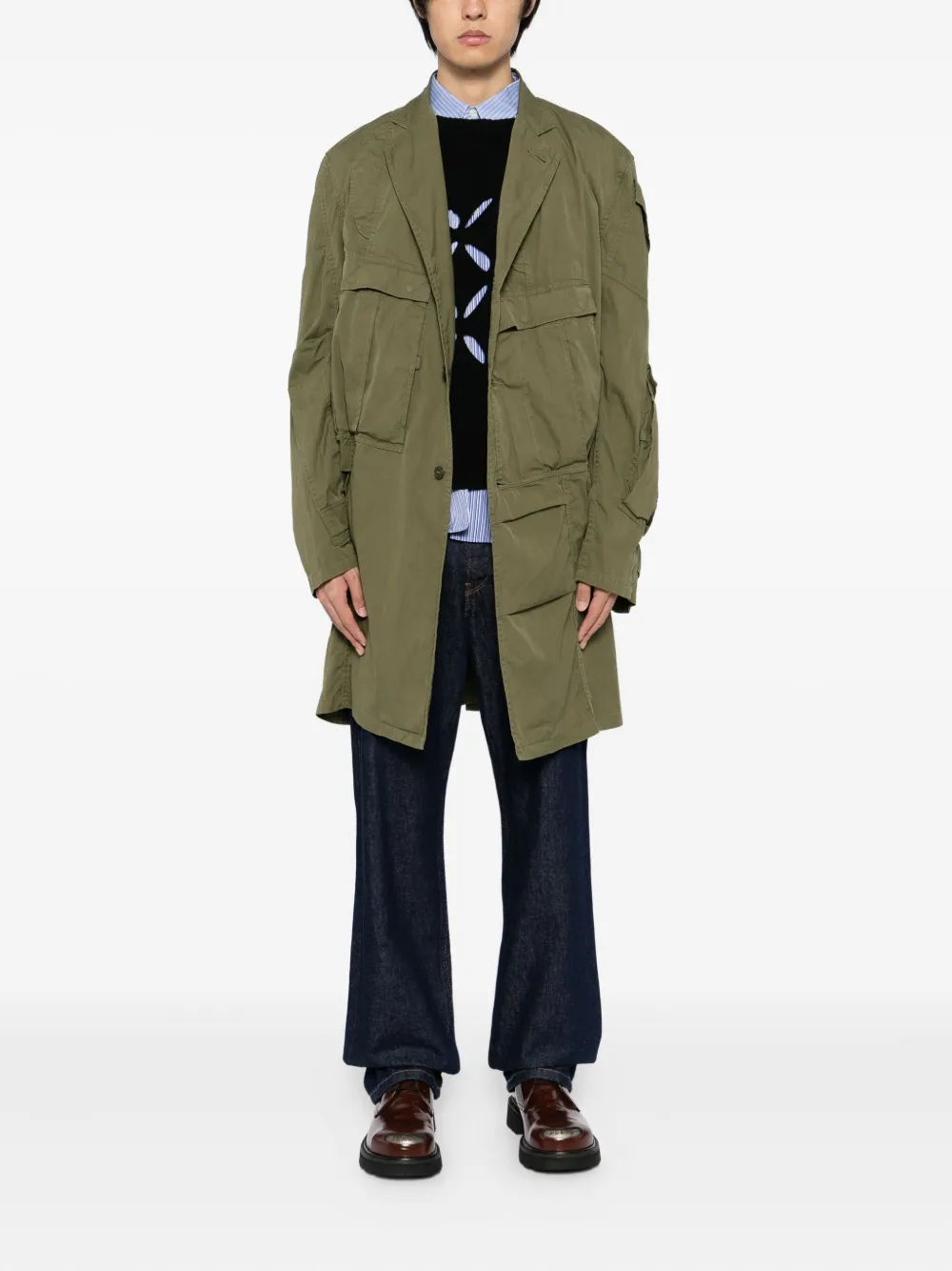 Junya Watanabe MAN abrigo militar | Abrigos con botonadura simple | Image 2