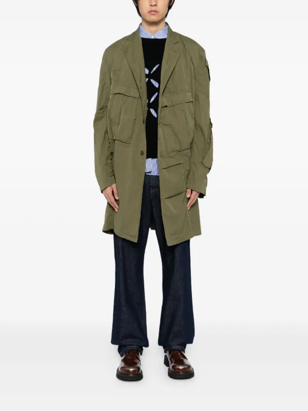 Junya Watanabe MAN Military Coat | Green | FARFETCH GE