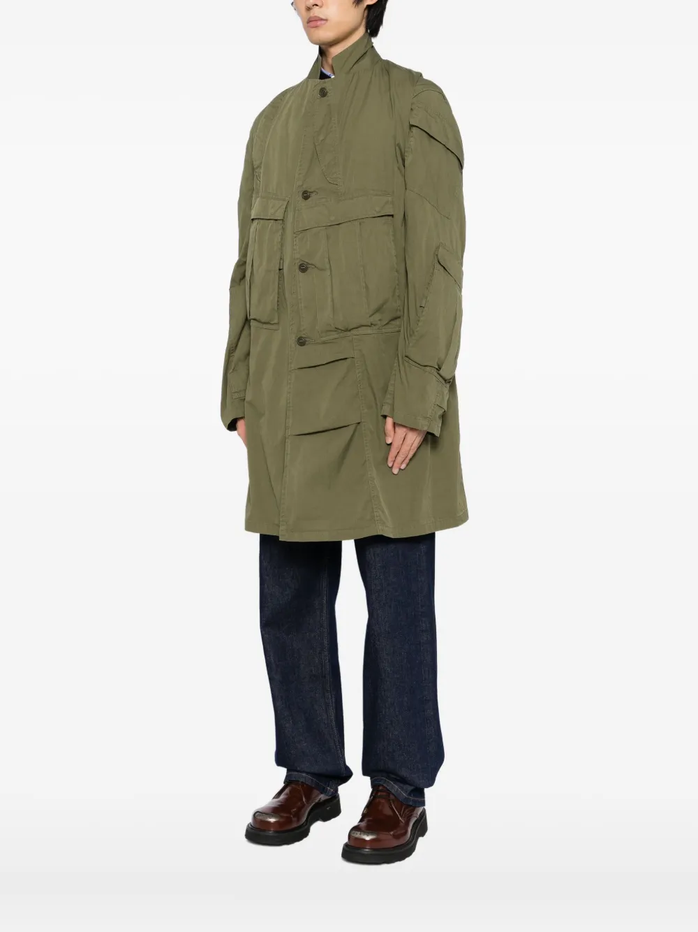 Junya Watanabe Military Coat In Green