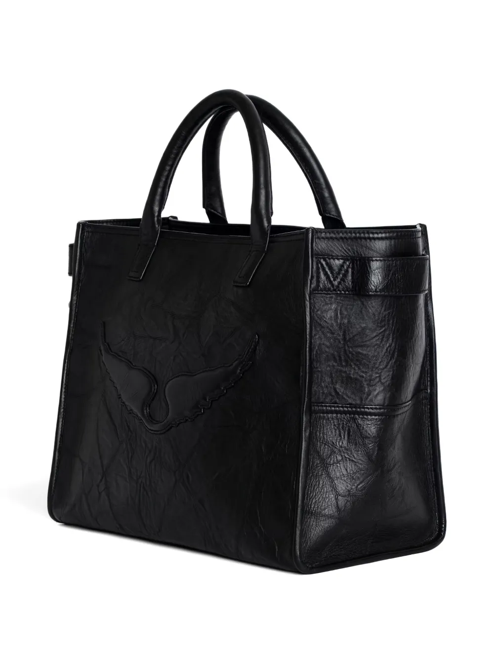 Zadig & Voltaire Angel Wings Tote Bag In Black