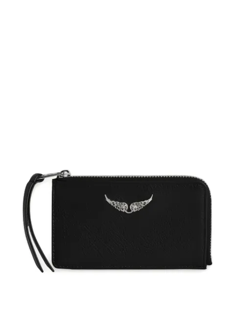 Zadig&Voltaire Signature Wings korthållare med dragkedja