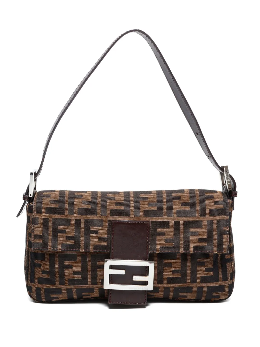 Fendi Pre-Owned 1990-2000s Zucca Mamma Baguette shoulder bag | Brown | Image 1